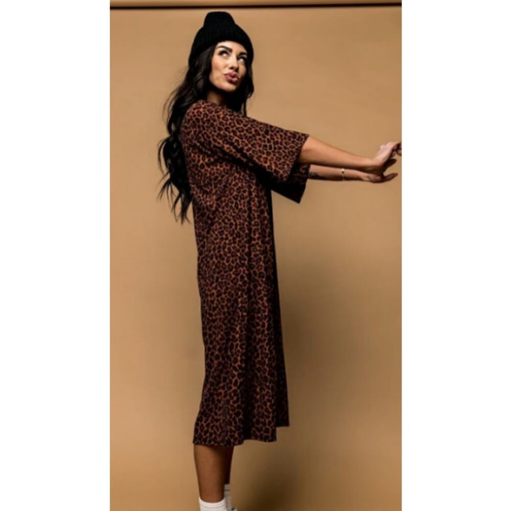 Dressed in Lala: Ozzy Dress in Leopard Women Size Medium